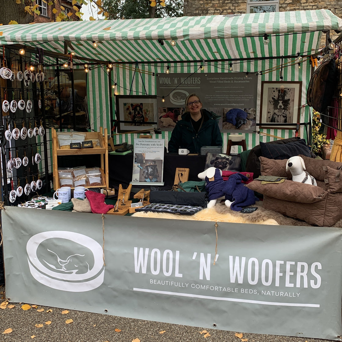 Wool Filled Pet Travel Bed